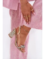 Sandály na podpatku model 213936 Step in style Sandály na podpatku model 213936 Step in style