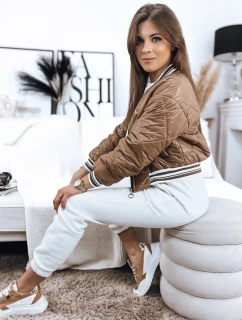 Dámská bunda BOMBER camel FashionStreet TY3431