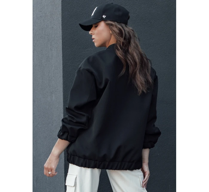 QUESI dámská bunda bomber černá FashionStreet TY4476 QUESI dámská bunda bomber černá FashionStreet TY4476