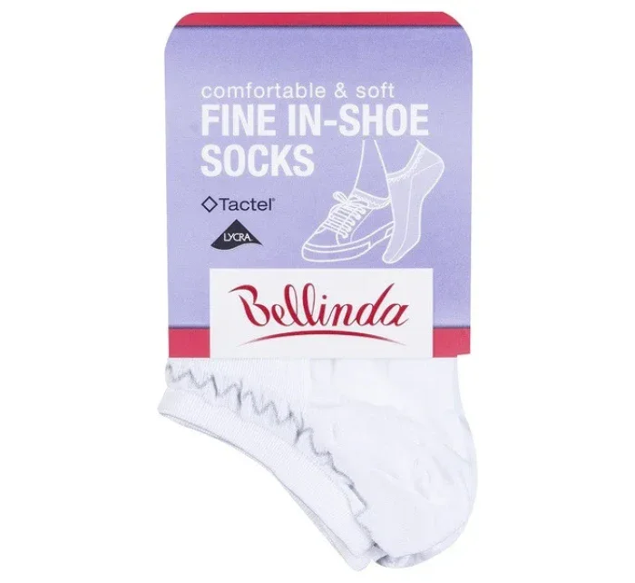 Dámské nízké ponožky model 15436420 INSHOE SOCKS bílá - Bellinda Dámské nízké ponožky model 15436420 INSHOE SOCKS bílá - Bellinda