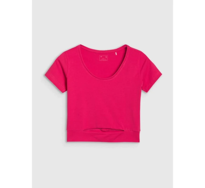 Dámské hladké tričko 4F 4FRSS25TTSHF2695-54S Dámské hladké tričko 4F 4FRSS25TTSHF2695-54S