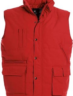 B&C Bodywarmer Explorer Vesta 01.0880 red