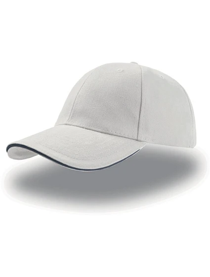 Atlantis Headwear Liberty Sandwich 6 panelová kšiltovka "Liberty Sandwich" 33.0005 white/navy Atlantis Headwear Liberty Sandwich 6 panelová kšiltovka "Liberty Sandwich" 33.0005 white/navy