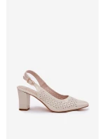 Sandály S  Na Podpatku model 21692897 - SERGIO LEONE