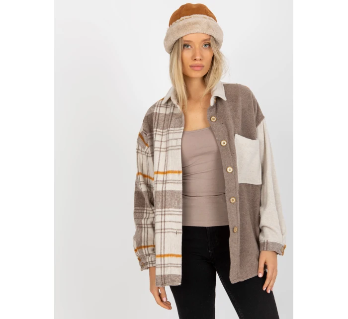 Košile DN KS 4007.04 béžová