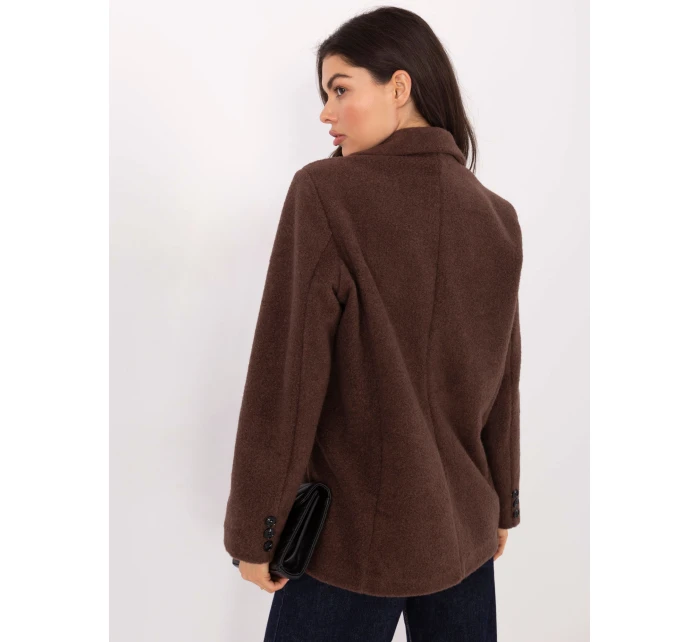 Płaszcz IT PL model 21730844 brązowy - FPrice Płaszcz IT PL model 21730844 brązowy - FPrice