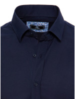 Elegantní tmavě modrá pánská košile Dstreet DX2477