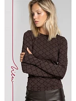 Dámská bezešvá halenka s monogramem Dámská bezešvá halenka s monogramem