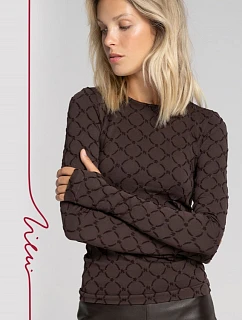 Dámská bezešvá halenka s monogramem 