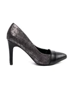 Krásné dámské lodičky černé na jehlovém podpatku Krásné dámské lodičky černé na jehlovém podpatku