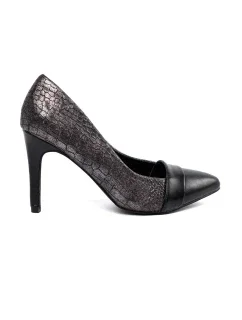Krásné dámské  lodičky černé na jehlovém podpatku