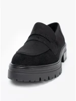 Krásné černé  polobotky dámské platforma