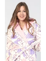 Dámský župan krátký s kapucí Méďa