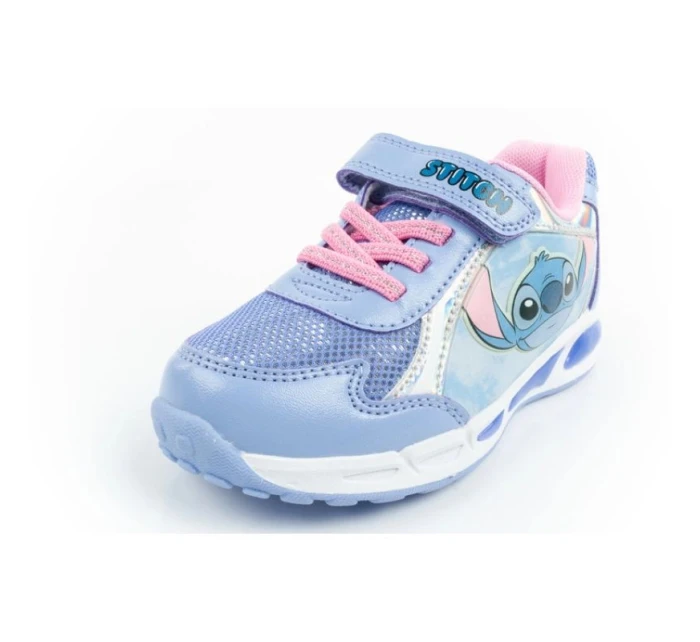 Leomil Stitch dětská sportovní obuv tenisky lehké suchý zip LED
