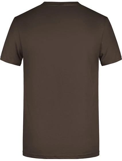 8008 Pánské tričko z bio bavlny model 22437959 brown - Daiber