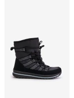 Dámské šněrovací boty do sněhu Progress model 21677045 Černé - Boto