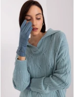 Rukavice AT RK 239507.94P šedomodrá