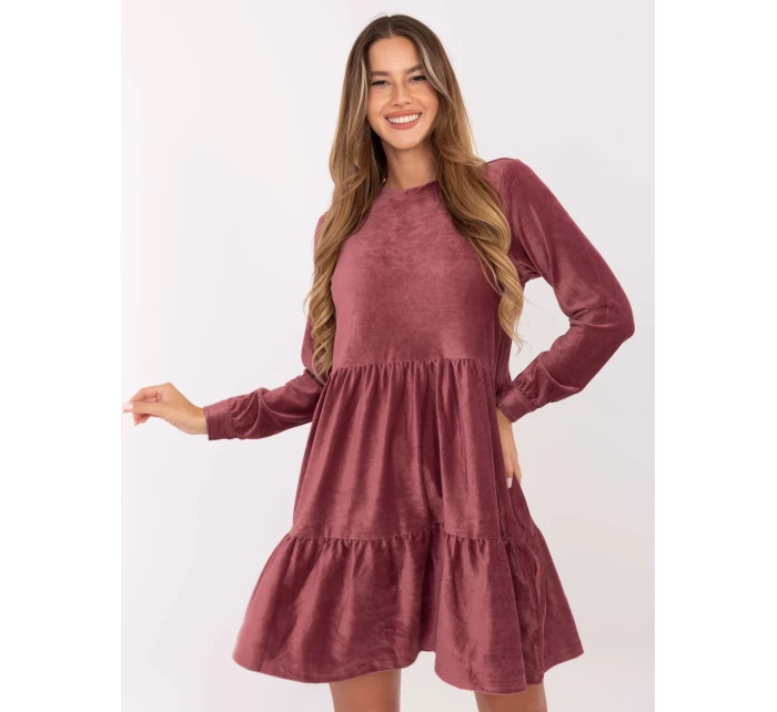 Sukienka model 21399607 ciemny różowy - FPrice