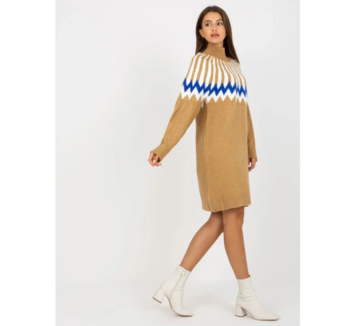 Dámské šaty LC SK 0098 okrové