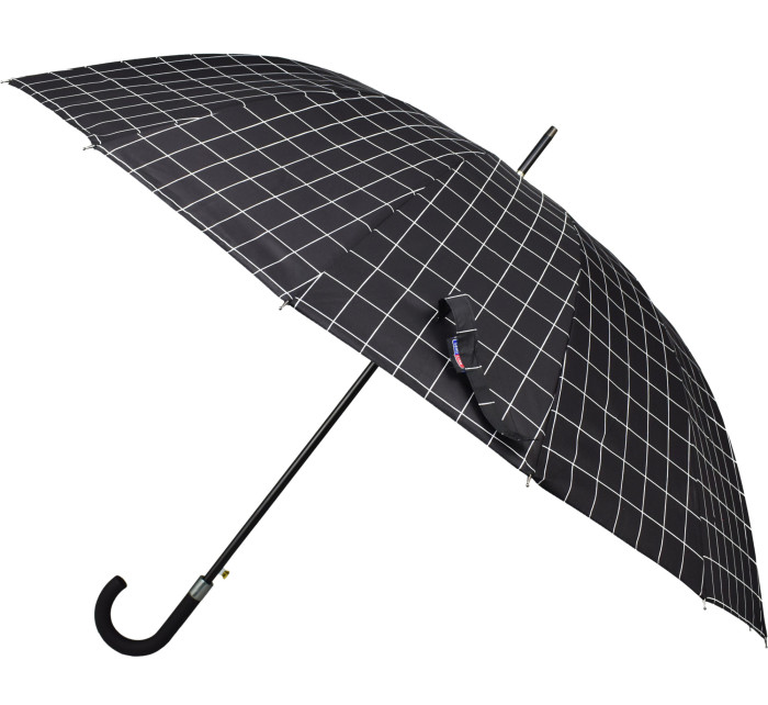 Dlouhý automaticky otevíraný deštník Semiline 2512-2 Black