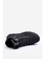 Pánské zateplené trekingové boty černá Daviana