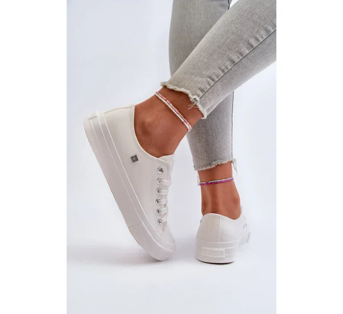 Klasické dámské tenisky Big Star Bílé Klasické dámské tenisky Big Star Bílé