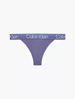 Dámské tanga QF6686E - VDD - Borůvková - Calvin Klein