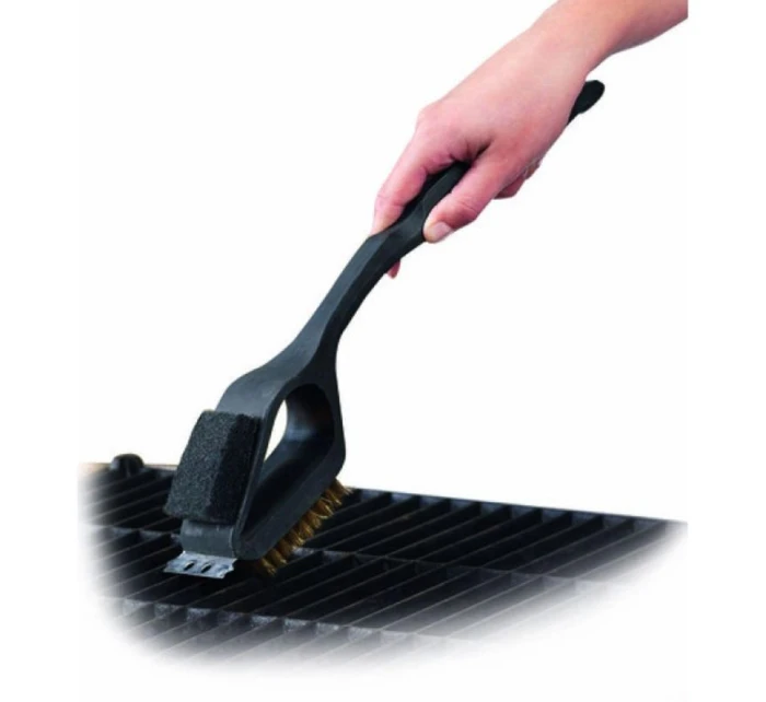 KARTÁČ NA ČIŠTĚNÍ GRILU 3V1 37CM KARTÁČ NA ČIŠTĚNÍ GRILU 3V1 37CM