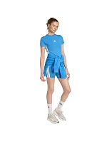 Adidas Essentials dámské tričko 3-Stripes Slim Baby světle modré KD2341