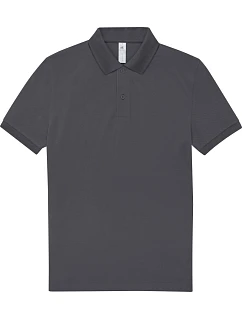 B&C My Polo 210 Piqué polo z těžké bavlny 01.U426 dark grey