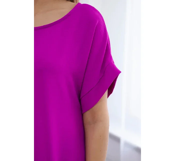 Šaty s kapsami fialka