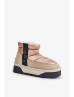 Nízké Sněhule Na Silné Podešvi D.Franklin Béžové DFSH371010