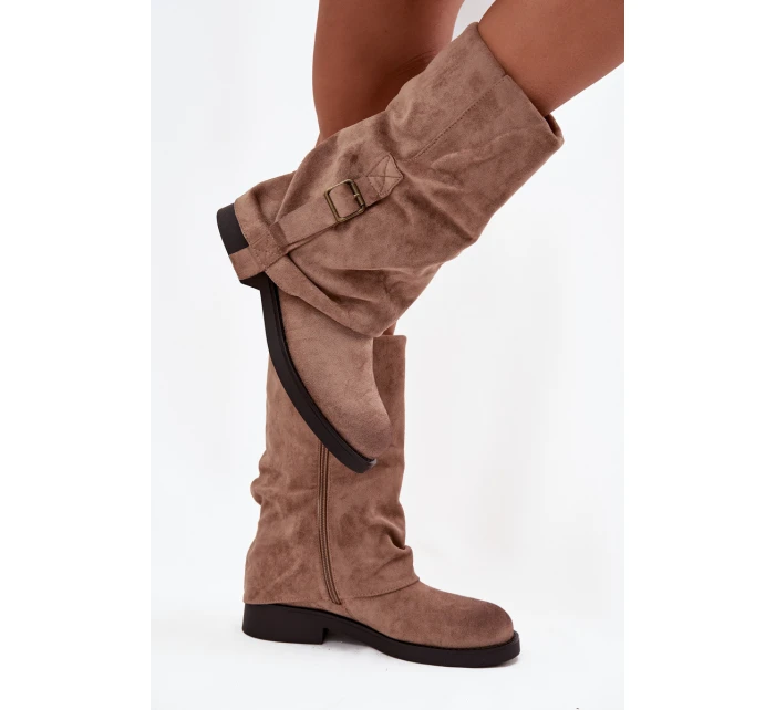 s  dílem do  s přezkou Khaki model 21715259 - Boto