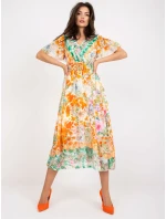 Šaty DHJ SK 15967 1.01P oranžová