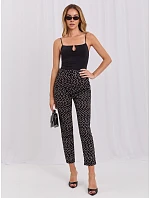 Spodnie DHJ SP model 22266540 czarny - FPrice Spodnie DHJ SP model 22266540 czarny - FPrice
