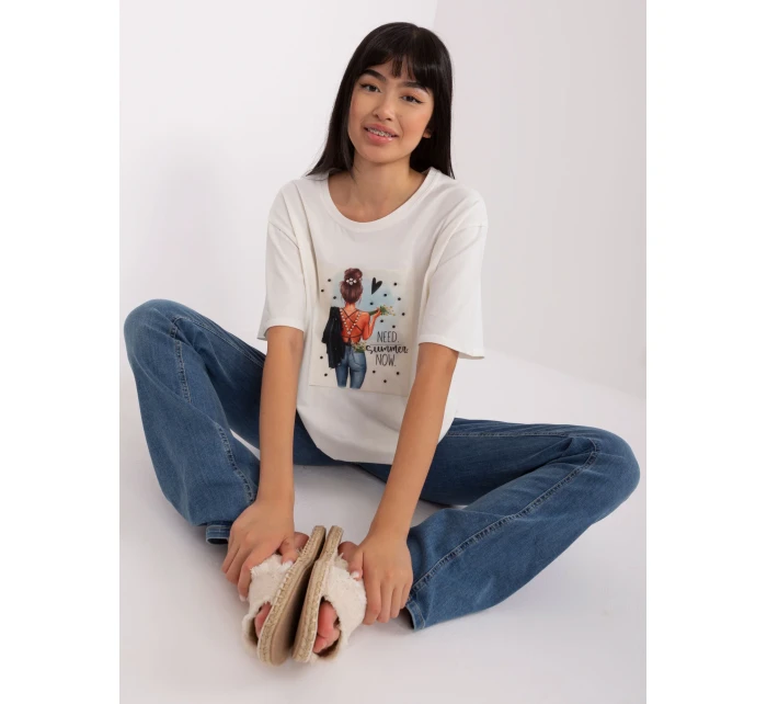 Tričko LK TS 509353.25P ecru