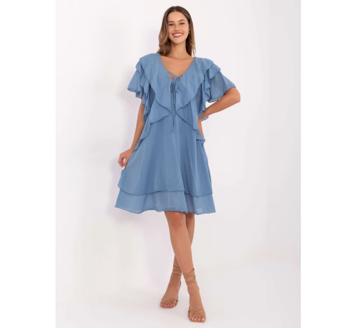 Sukienka MI SK model 21217585 ciemny niebieski - FPrice