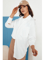 AISMEE dámská oversize košile bílá Dstreet DY0422