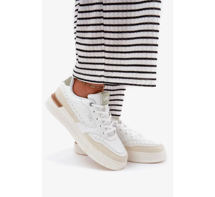 Dámské tenisky na platformě LEE EMMA WOMEN LOW – béžové Dámské tenisky na platformě LEE EMMA WOMEN LOW – béžové