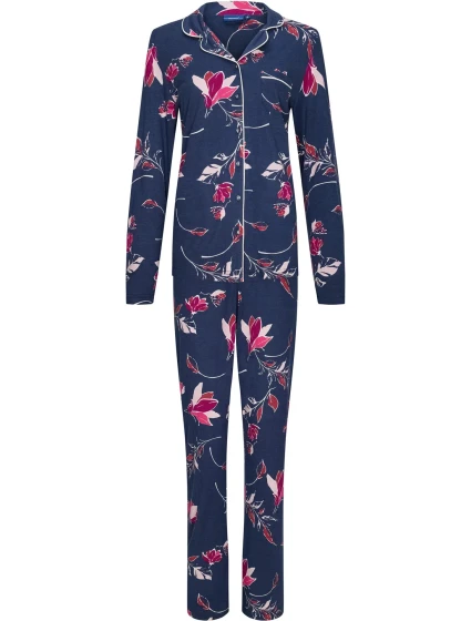 Dámské pyžamo model 18987976 tm. modré vzor - Pastunette