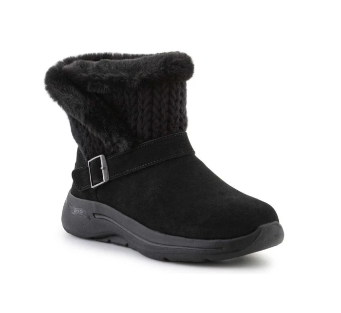 Skechers Go Walk Arch Fit Boot True Embrace W 144422-BBK dámské boty