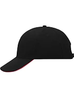 MB 24 6 panelová sandwich kšiltovka model 22502293 black/red - Daiber