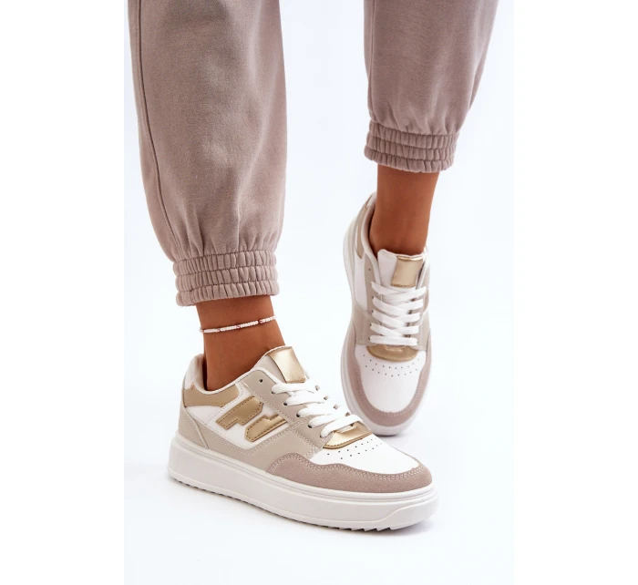 Dámské nízké tenisky béžové model 21651086 - Boto Dámské nízké tenisky béžové model 21651086 - Boto