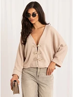 Sweter MI SW model 22340814 beżowy - FPrice Sweter MI SW model 22340814 beżowy - FPrice
