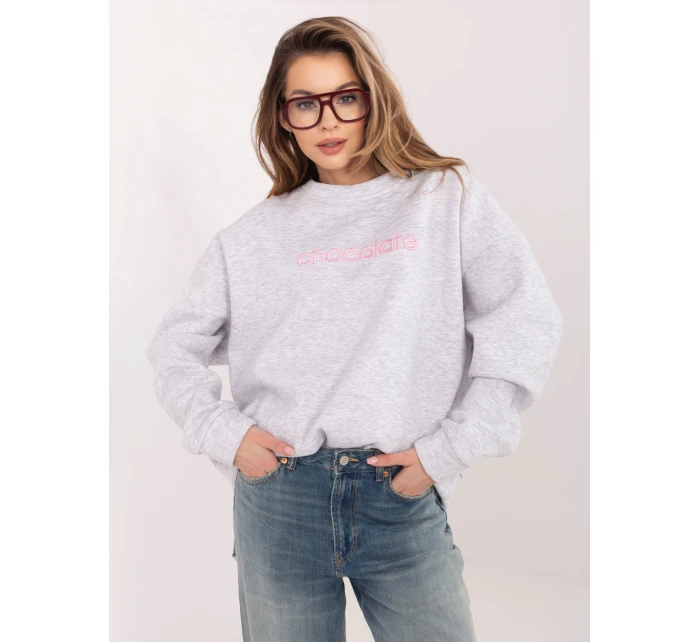 Bluza RV BL model 22020698 jasny szary - FPrice Bluza RV BL model 22020698 jasny szary - FPrice