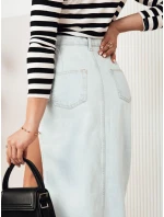 Modrá džínová sukně PROMA FashionStreet CY0445 Modrá džínová sukně PROMA FashionStreet CY0445