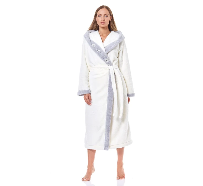 Dlouhý dámský župan L&L 9145 Hft 4XL Dlouhý dámský župan L&L 9145 Hft 4XL