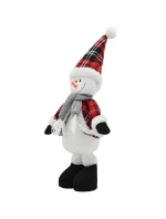 DEKORATIVNÍ SNĚHULÁK 50CM ČERVENÝ DEKORATIVNÍ SNĚHULÁK 50CM ČERVENÝ