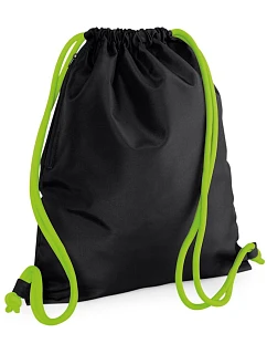BagBase BG 110 Sportovní vak Icon 52.0110 black/lime green