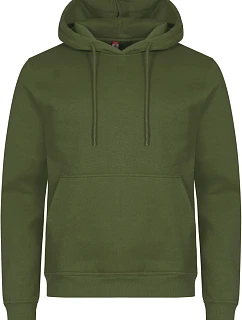 Clique Miami Hoody Unisex mikina s kapucí 67.1031 army green